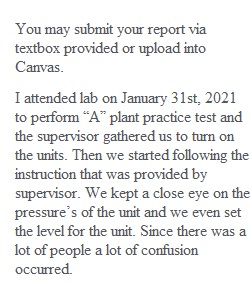 Operational problem in Glass lab